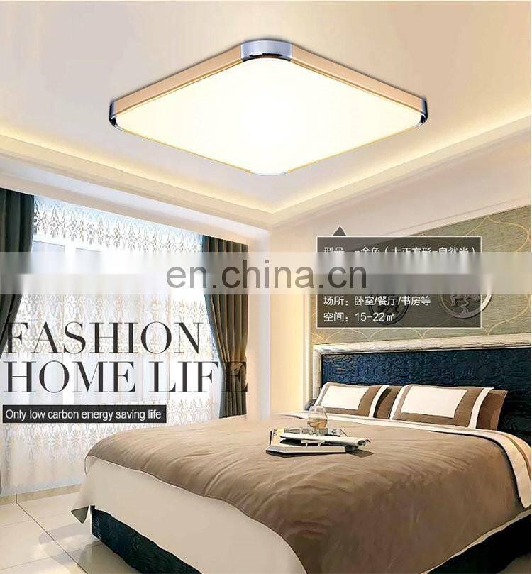 modern ultra-thin led ceiling lamps Nonpolar dimmable rectangular bedroom lamps