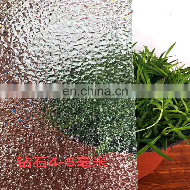 6mm tinted patterned glass wholesale