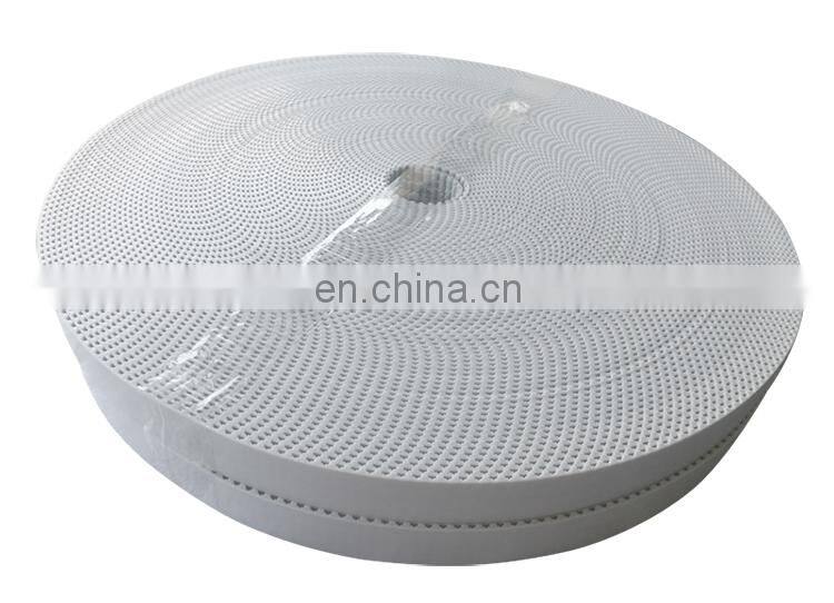 pu white color steel wire industrial tooth timing belt