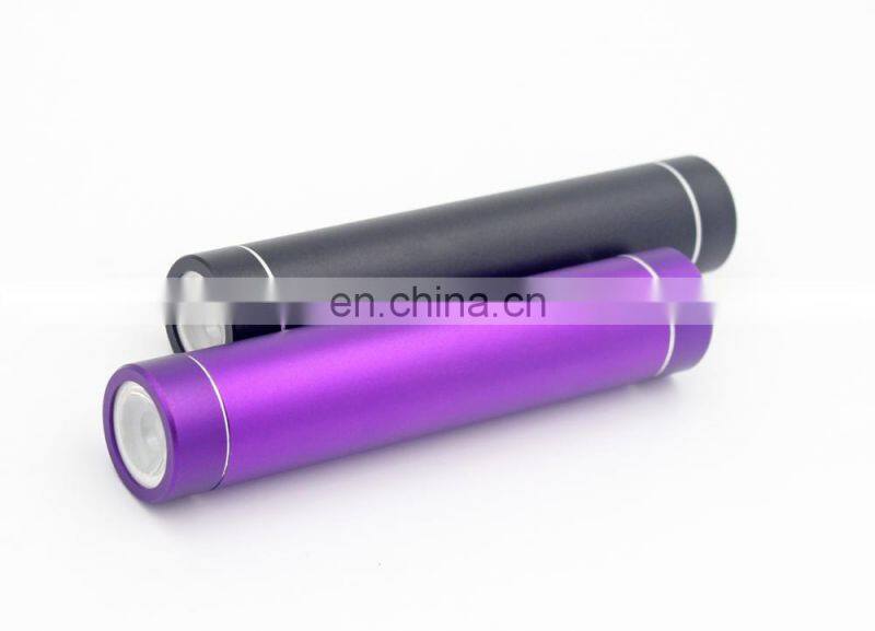 Mini Matel Round Shape 18650 Hot Sale Powerbank 2000mah