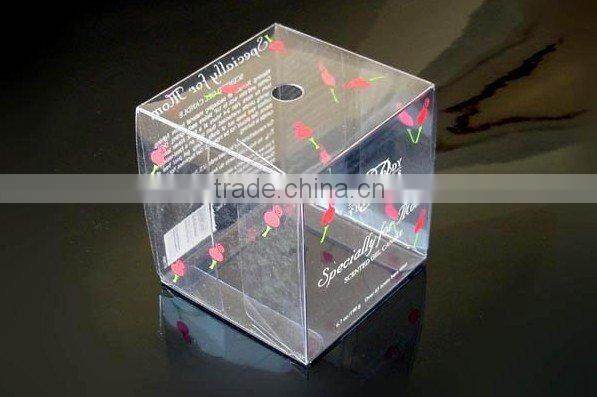 Hot sale!! Factory Supply custom PVC/PET/PP material packaging storage box , waterproof clear pvc box,cheap small plastic box
