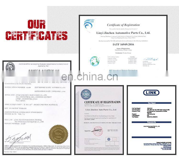 Best Chinese Wholesale Auto Parts Japanese Car Ceramic Brake Pad