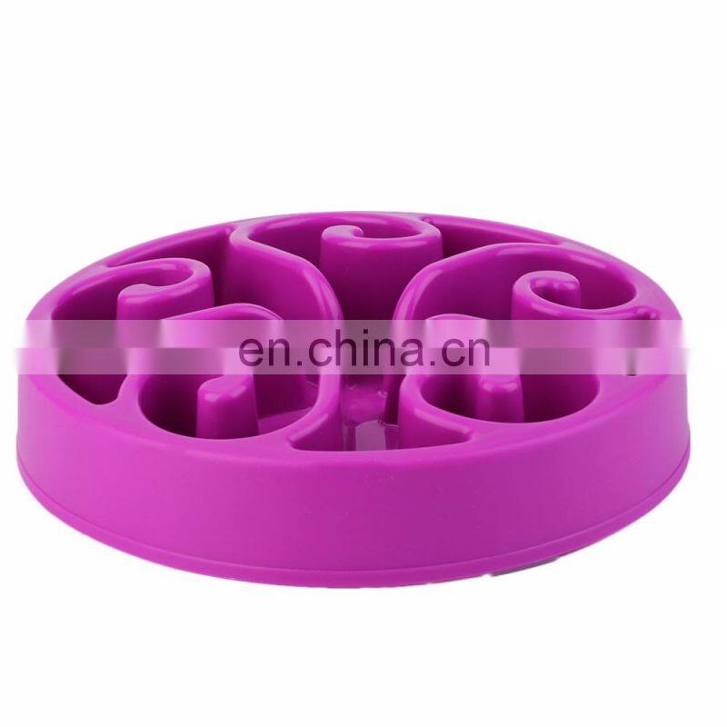 Portable Size Healthy Food Bowl Slow Eating Anti-Choking Anti Choke Dog Cat Pets Feeder Home Pet Accessories