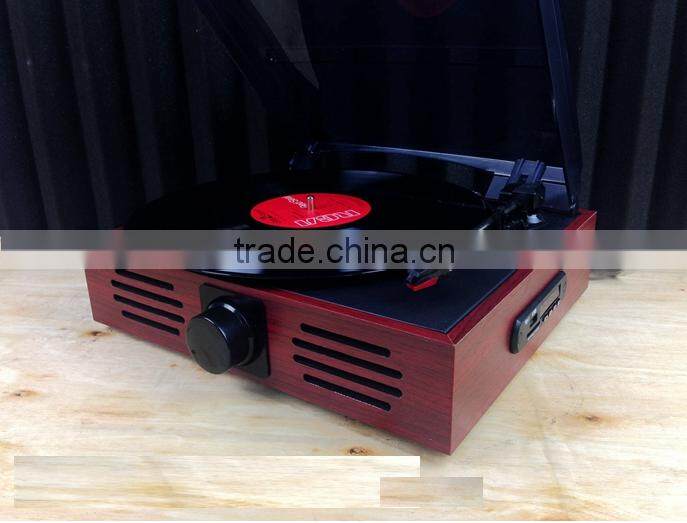 Hot Sale Turntable with 3 Speed& New Simple Turntable Player