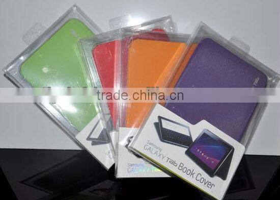 Matte flip leather case for samsung P3100