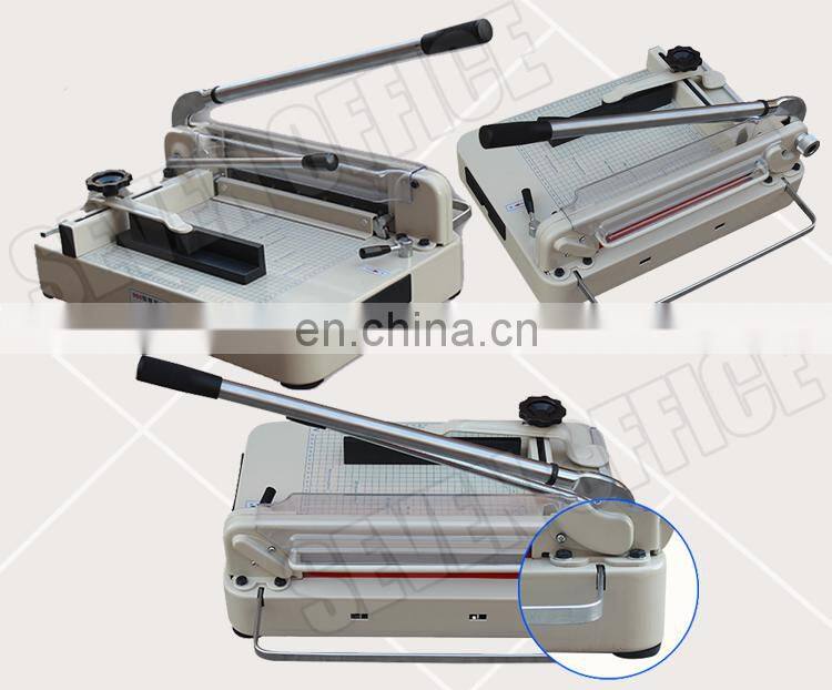 No MOQ plastic a3 a4 size office Multi-fucntion desktop cutting machine manual guillotine paper