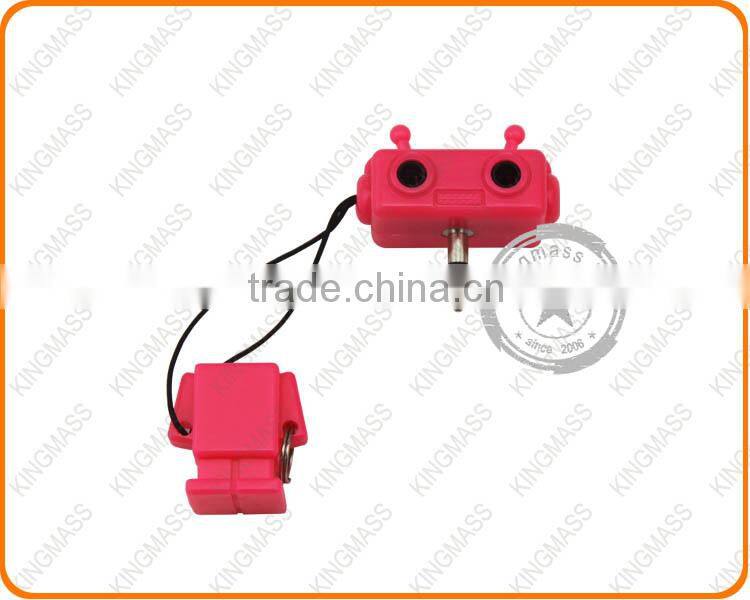 Smart gadgets adorable robot 2 ways music splitter