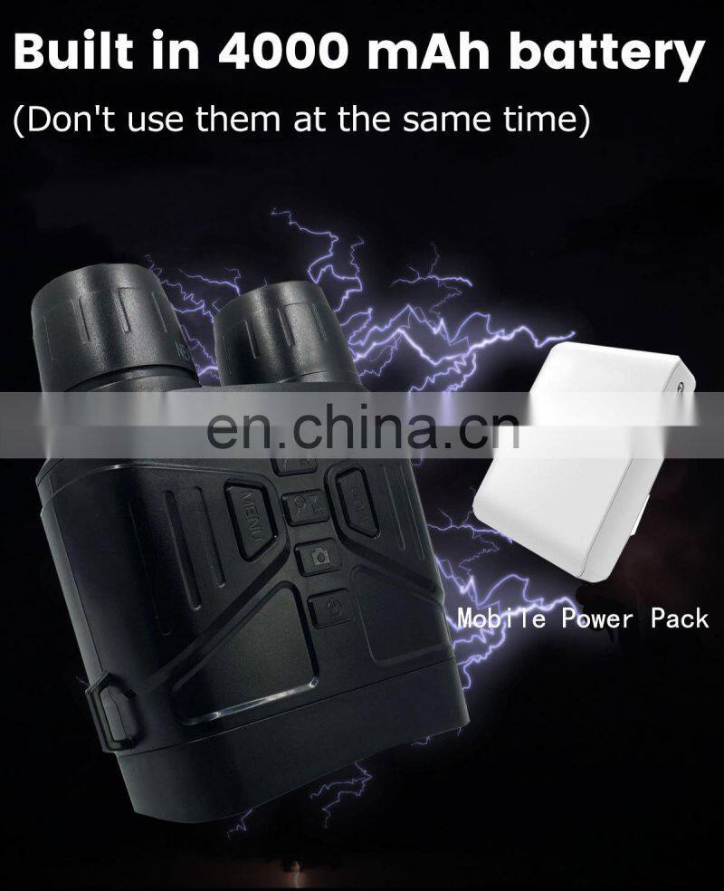 New 4K Night Vision Binoculars Infrared digital hunting Night Vision scope NV4000 with built in battery