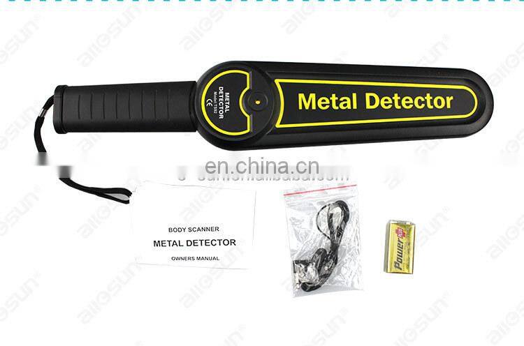 All-sun TS92Handheld Body Scanner Wand Metal Detector Security Check Adjustable High Sensitivity with Rechargeable Battery