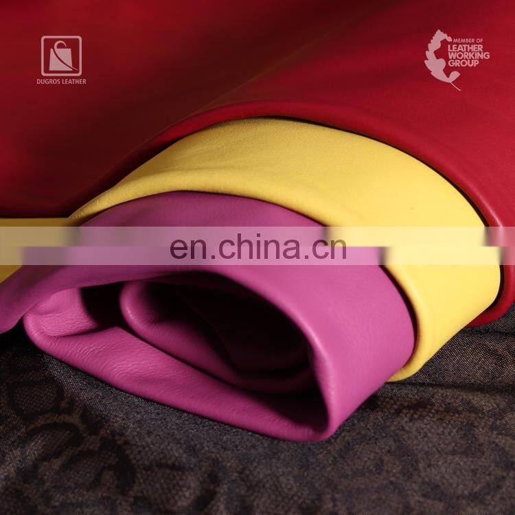 Premium and Classy Look Smooth Touch Full Grain Sustainable Chrome Tanned Cow Genuine Leather