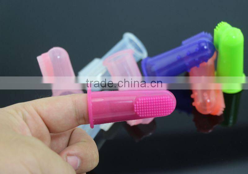 Cool and soft fingertip toothbrush