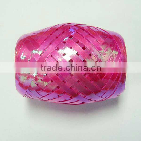 2016 Hot Sale! Colorful 5mm*10m Raffra Paper Ribbon Egg for Gift Packing and celebration wedding,decoration Christmas,party