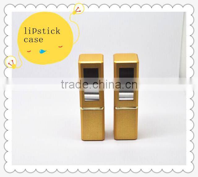 black metal lipstick container with cup size of 12.7mm