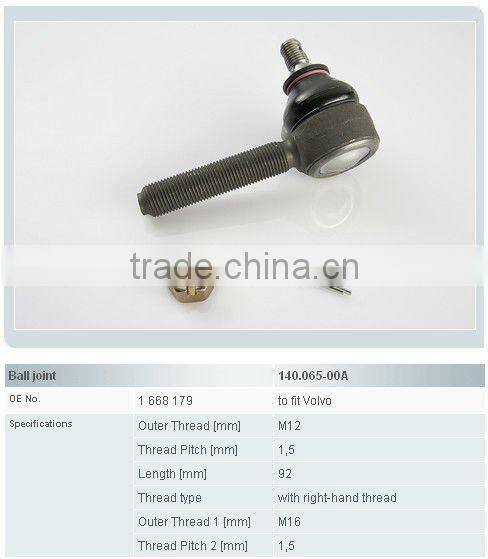 truck ball joint 1668179 for Volvo