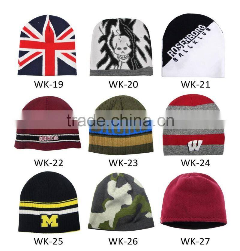 Iceland Hair Knitted Beanie Hat with Pom Pom