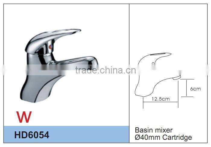 HD6054 40mm Watermark Australian Standard WELS Hot/Cold Mixer Water Tap Basin Kitchen Bathroom Wash Faucet Basin Mixer