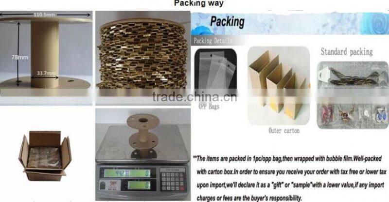 Black & Goldtone Multi Layered Chains with Matching Earrings Jewelry Set