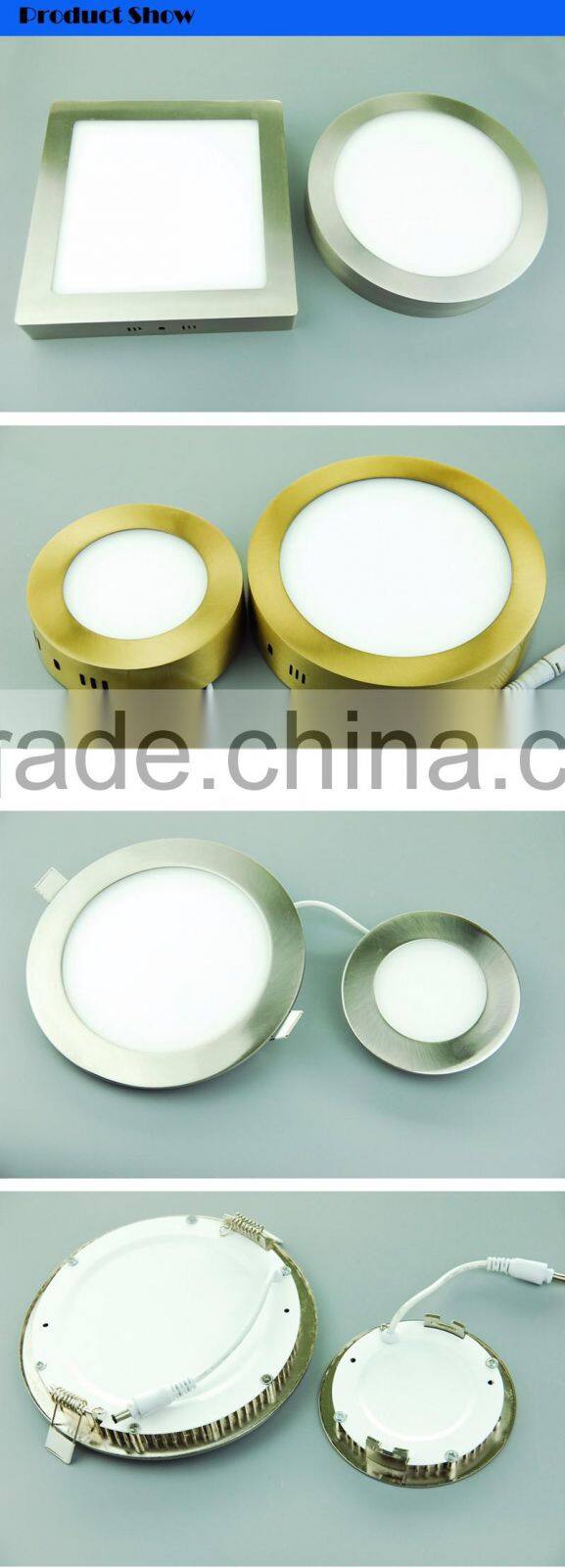 Electroplating Silver Cinnamon Finish LED Panel Light