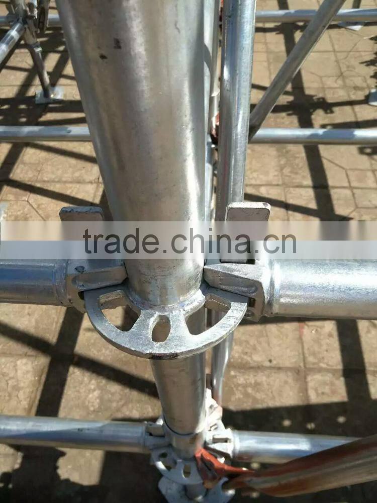 cuplock type scaffolding, ring lock scaffolding staging for Indian