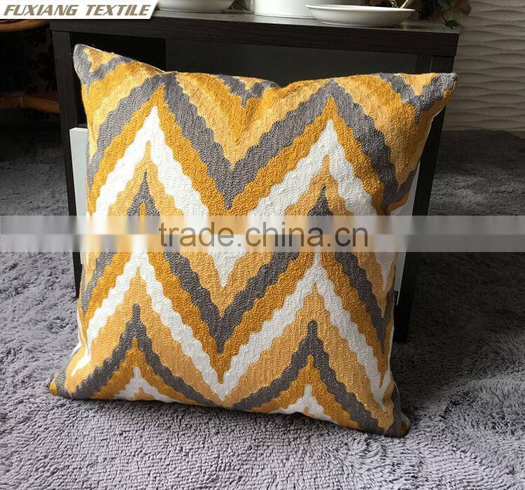 Crewel Embroidery Pillow