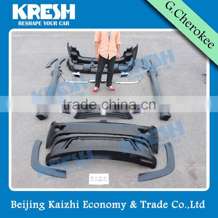 Untility high quality Summit front bumper kit for Grand cherokee with TEO material and black color
