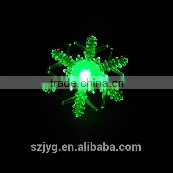 Glittering Snowflake With Sucker Base,Color Changing Splended Light changing