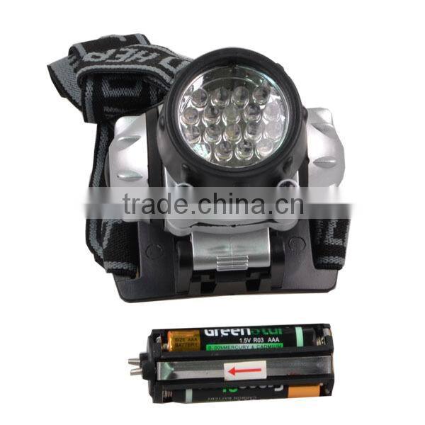 TD7318+2 Headlamp LED ABS Material Fishing And Running LED Headlamp