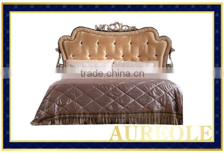 AK-7043 Hot China Products Carved Teak Wood Baby Swing Cradle Bed