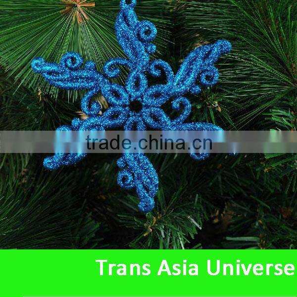 Hot Sale plastic hanging snowflake decorations