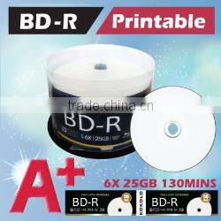 Taiwan A+ raw material blue ray dvd blu ray disc 25gb 50gb printable