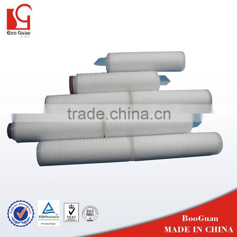 industry high-flow rate PP pleated filter cartridge