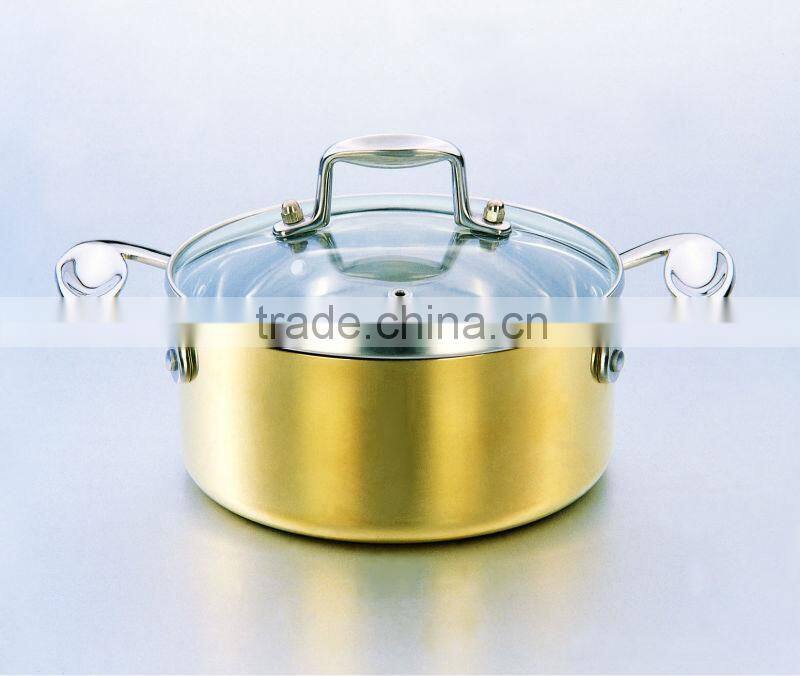 9 PCS stainless steel technique cookware set