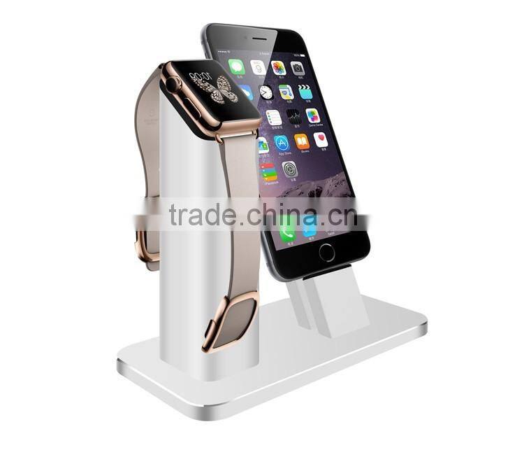 2 in 1 High quality Zinc alloy stand for apple watch for iphone