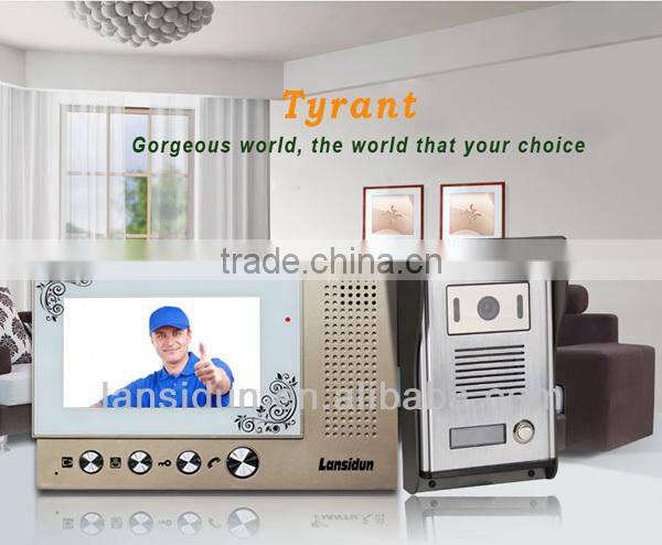 China Lansidun visualize door phone and visual intercom system