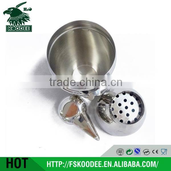 2015 300ml 0.7mm thickness Cocktail Wine Shaker Mix Kit Stainless Steel Bar Tool