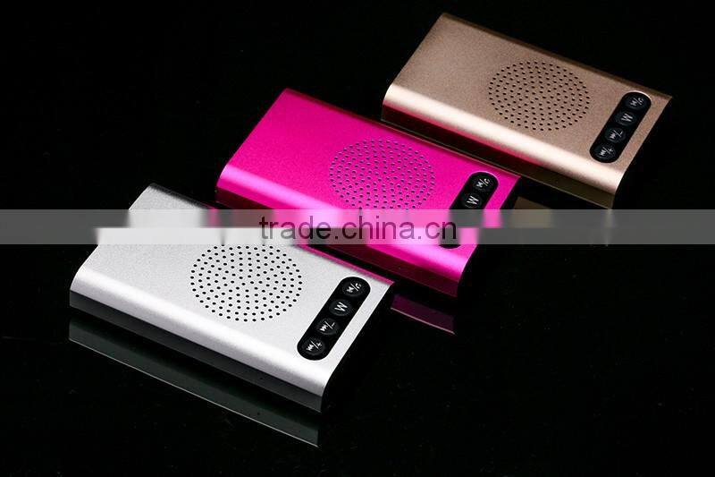 fancy bluetooth speaker power bank with volume control