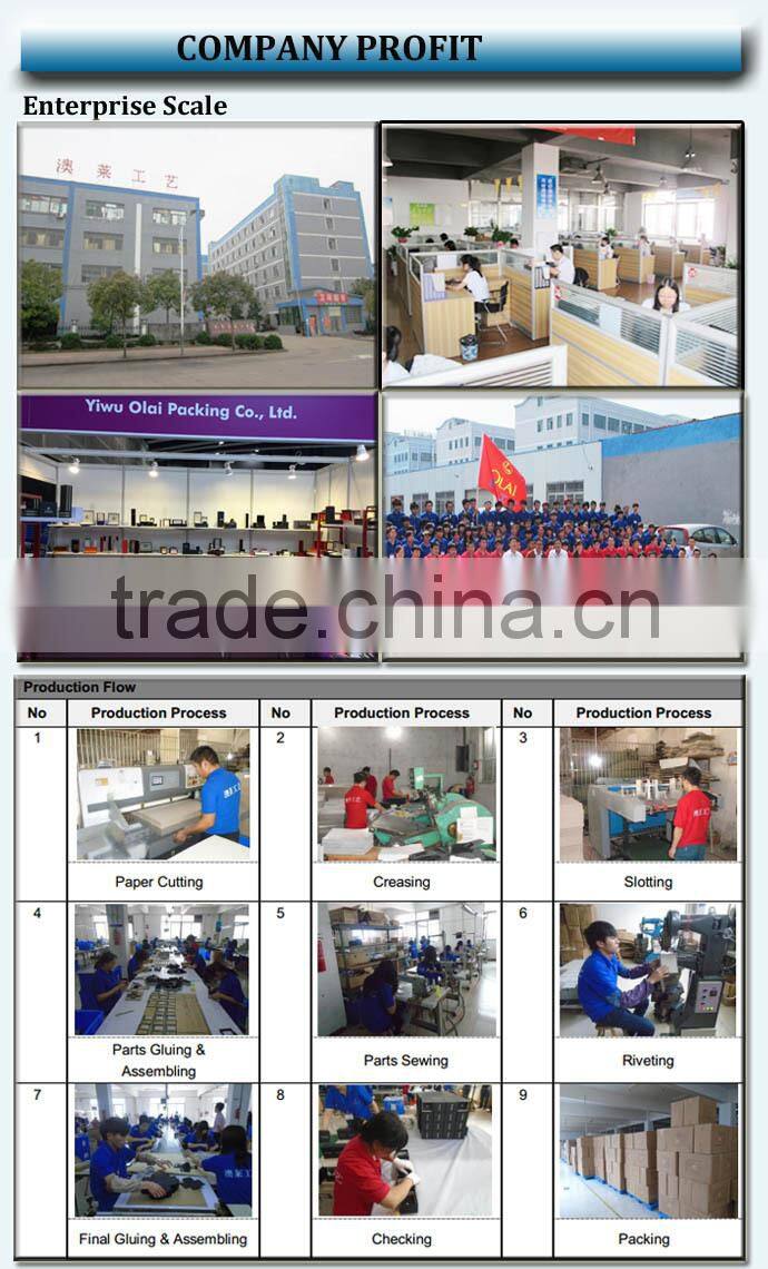 Fancy packaging cufflink box for gift with velvet lining