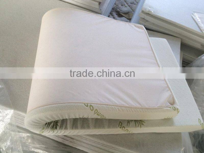 Bedroom furniture 8 bamboo fabric viscose elastic memory foam topper