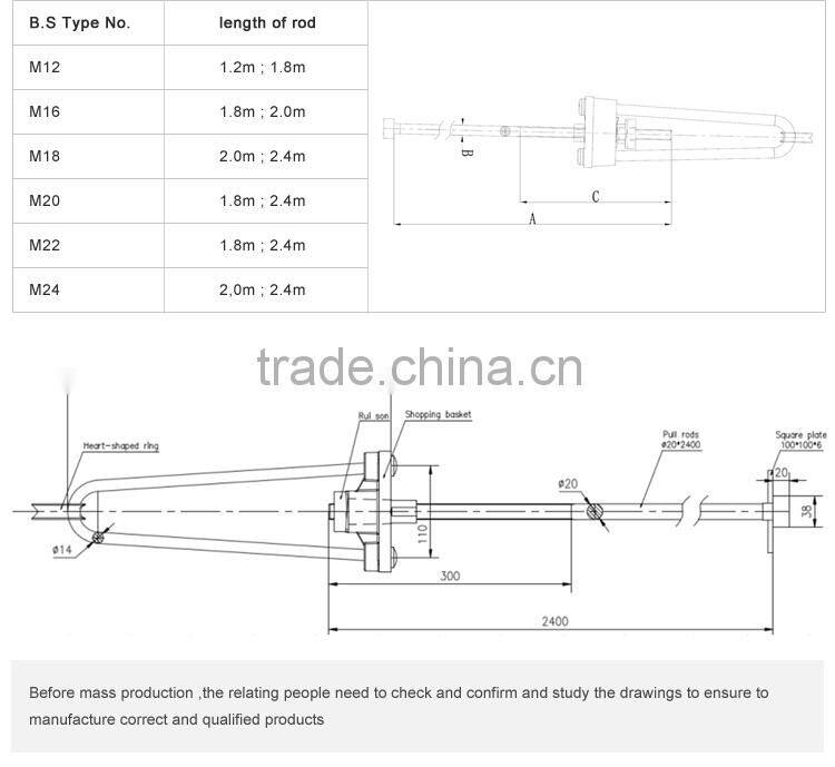 Import Cheap Goods From China Accessories Electric Galvanized Steel Stay Rod With Stay Bow