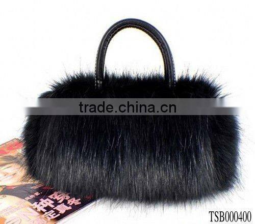 new arrival hot sale fashion various colors fake fur bag