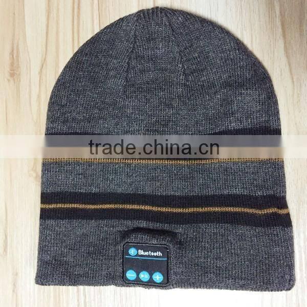 Soft Warm Beanie Hat Wireless Bluetooth Smart Cap BT Headset Headphone Speaker Mic Bluetooth Hat