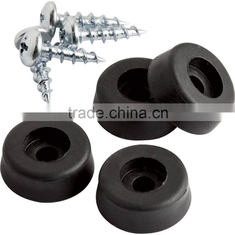 factory customized silicone rubber bumper/M4 screw rubber bumper/anti-slip rubber damper
