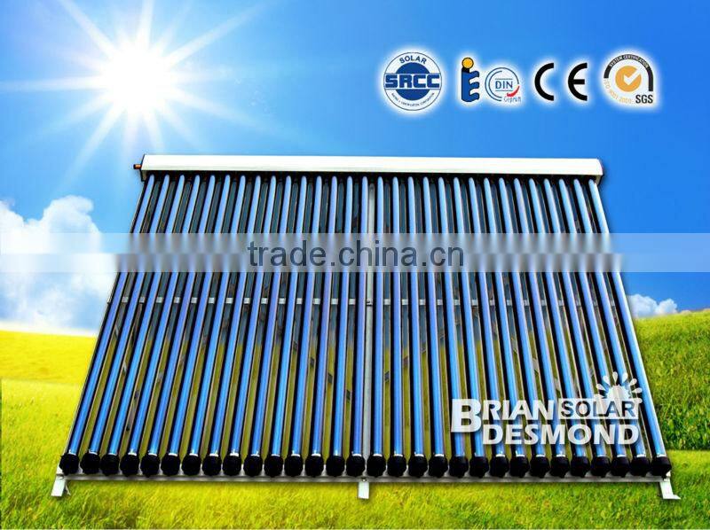 Separated Evacuated Tube Heat Pipe Solar Collector