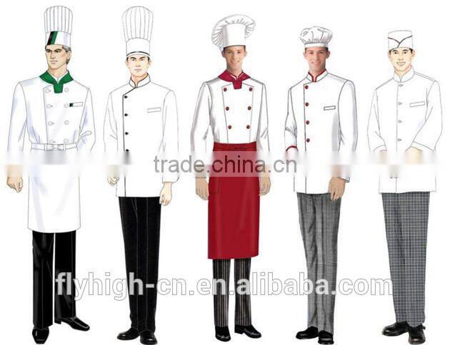 Chef Uniform Custom Logo Cooking Cotton Chef Coat