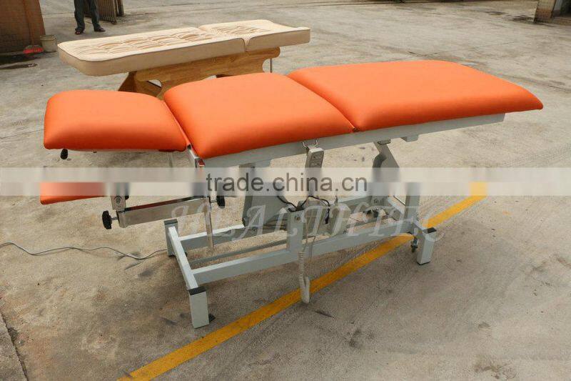 PU leather electrical thai electric facial bed