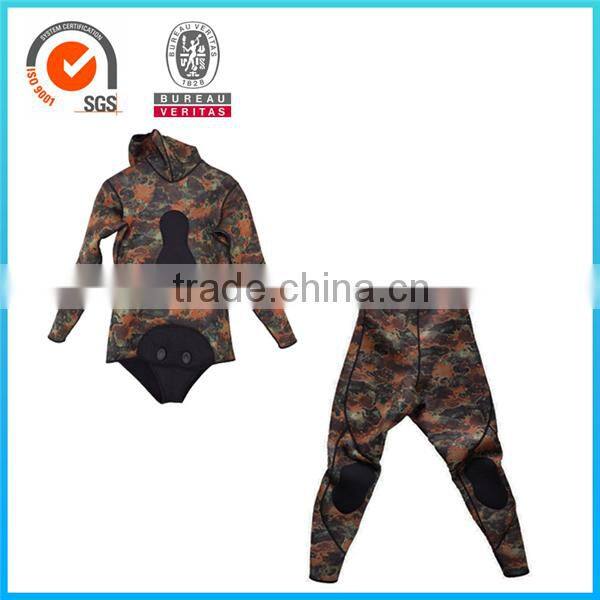 5mm Neoprene camo spearfishing suits