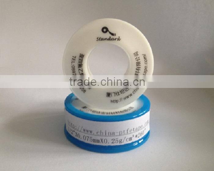 12mm durable Teflon tape for oil & gas pipe P.T.F.E. tape for sanitary fittings