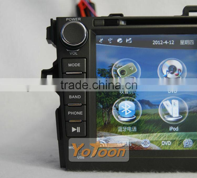 Newest 7'' Car GPS Navigation System Special Use for TOYOTA COROLLA