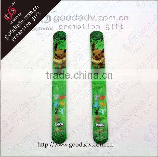 The new 2013 fashion exquisite gift Cute cartoon PVC slap bracelet