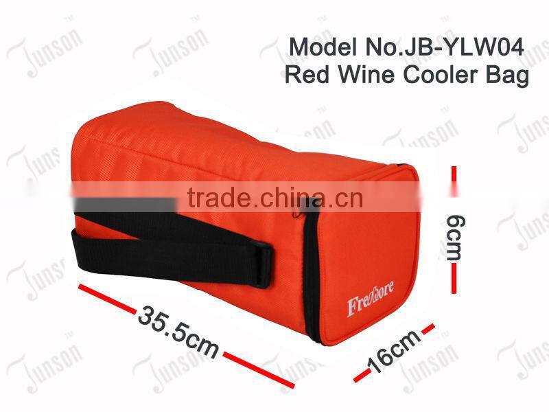Red Wine Cooler Bag/Top Quality Customized Wine Ice Bag